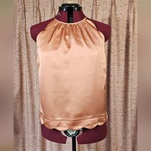 Coral dressy tank top